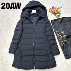 極美品 タトラス ポリテアマ POLITEAMA ダウンコート ネイビー 02