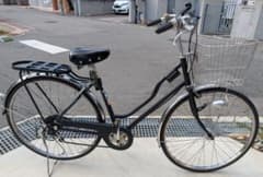 ブリヂストンNOLKOG R6 点灯虫 27型 外装6段変速 T.Xクロツヤケシ