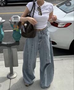 THETOÉ】THETOE Santorini Denim Pants - メルカリ