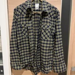 visvim チェック柄 長袖ネルシャツ - メルカリ