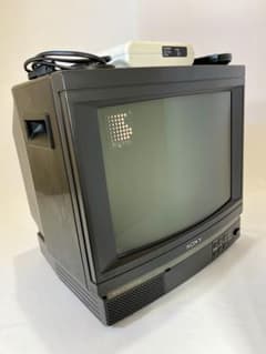 昭和レトロ】ソニー ブラウン管 14型カラーテレビ 地デジチューナー付