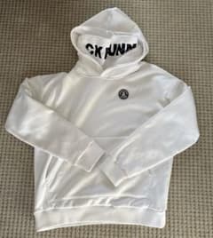 Jack Bunny!! フード付きパーカー ホワイト 裏起毛 Lサイズ - メルカリ