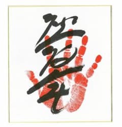 ☆ 熱海富士 手形・サイン入り 色紙 - メルカリ