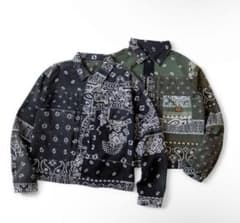 kapital キャピタル ネル リバーシブルバンダナ ジャケット サイズ3