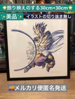 ドラゴンボール イラスト 悟空 悟飯 親子かめはめ波 30cm×30cm - メルカリ