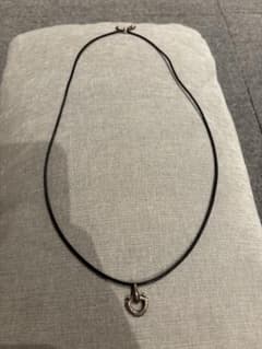 未使用品 h'eres CETACEA LEATHER CHOKER NECKLACE サテーシア レザー