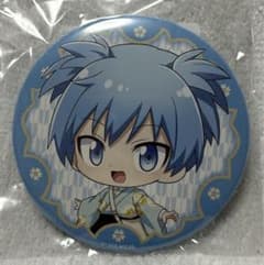 9511】暗殺教室 くじ引き堂 潮田渚 ミニキャラ 缶バッジ - メルカリ