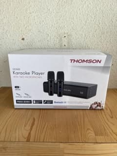 THOMSON カラオケプレーヤー マイク2本付き - メルカリ