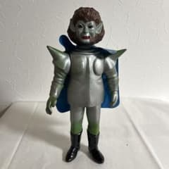 玩具店デッドストック】 当時物 ブルマァク ミラーマン 面取れ ソフビ