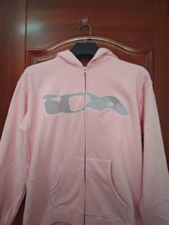 ida sply ジップパーカー L size ピンク - メルカリ