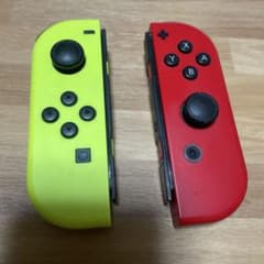 ジャンク品 Nintendo Switch Joy-Con 赤と黄色 - メルカリ