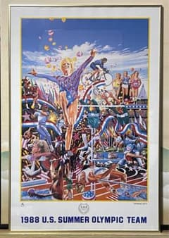 ヒロ・ヤマガタ1988年夏のオリンピック アメリカチームポスター