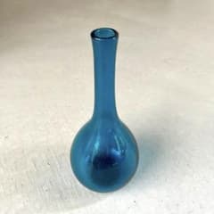 倉敷ガラス 小谷眞三 鶴首丸 泡ガラス 小谷ブルー - メルカリ