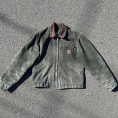 雰囲気抜群】Carhartt デトロイトジャケットモスグリーン J97 MOS