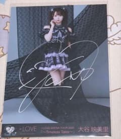 イコラブ 大谷映美里 直筆 生写真 アリーナツアー2025 黒衣装 - メルカリ