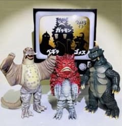 ウルトラ怪獣シリーズプレミアム 『総天然色ウルトラQ』ソフビ3体