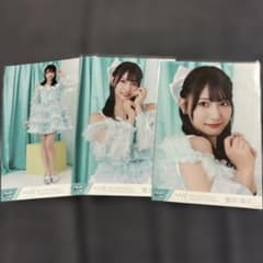 蟹沢萌子 生写真 コンプ 3枚 6周年 エメラルド衣装 ≠ME ノイミー