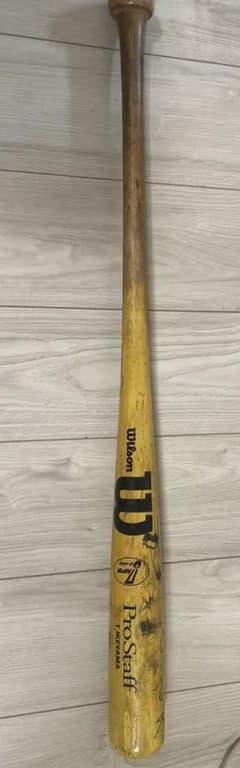 池山隆寛 実使用バット サイン入り - メルカリ