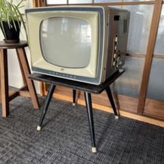 白黒テレビ 昭和レトロ アンティーク - メルカリ