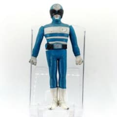 当時物 電子戦隊デンジマン デンジブルー ソフビフィギュア ポピー