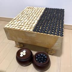 囲碁 碁石 黒181個以上 白182個以上 碁笥 蛤碁石 那智黒 - メルカリ