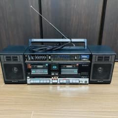 ジャンク/希少品】SONY CFS-W660 ダブルカセットデッキ ラジカセ