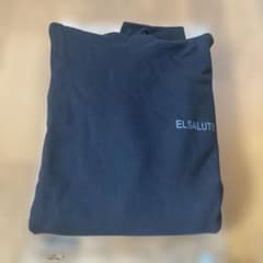 黒ちゃん様用 ELSALUTE HOODIEブラックパーカー LL エルサルーテ