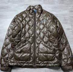 Y2K Columbia ダウンジャケット 光沢 キルティング 短丈 茶 M - メルカリ