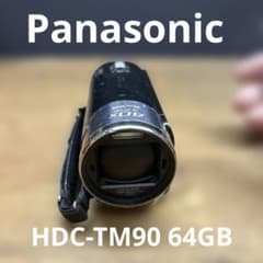 Panasonic ビデオカメラ HDC-TM90 64G内蔵 純正バッテリー付 - メルカリ