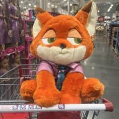 ズートピア 2 ニック ぬいぐるみ コストコ ブランケット入り 大きい