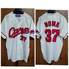 ミズノ 広島カープ 野間峻祥 #37 ハイクオリティ刺繍ユニフォーム