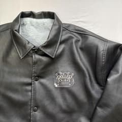 極美品 ROLLER FAKE LEATHER COACH JACKET - メルカリ