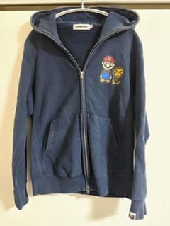 133-A BATHING APE classicsマリオ BAPE パーカー - メルカリ