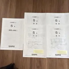 2026年最新】サピックス 5年 テストの人気アイテム - メルカリ