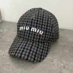 2026年最新】miumiu キャップ チェックの人気アイテム - メルカリ