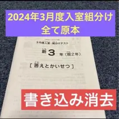 2026年最新】sapix 入室テスト 新3年の人気アイテム - メルカリ