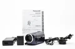 美品】Panasonic ビデオカメラ HC-V300M ブルー 動作確認済 - メルカリ