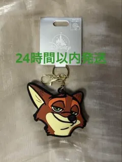 新品 ディズニーストア ズートピア ニック・ワイルド キーホルダー