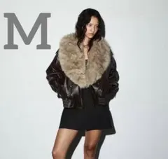 2026年最新】フェイクレザー 取り外し可能な襟付きジャケット zaraの