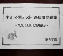 2026年最新】希学園 公開テスト 小3の人気アイテム - メルカリ