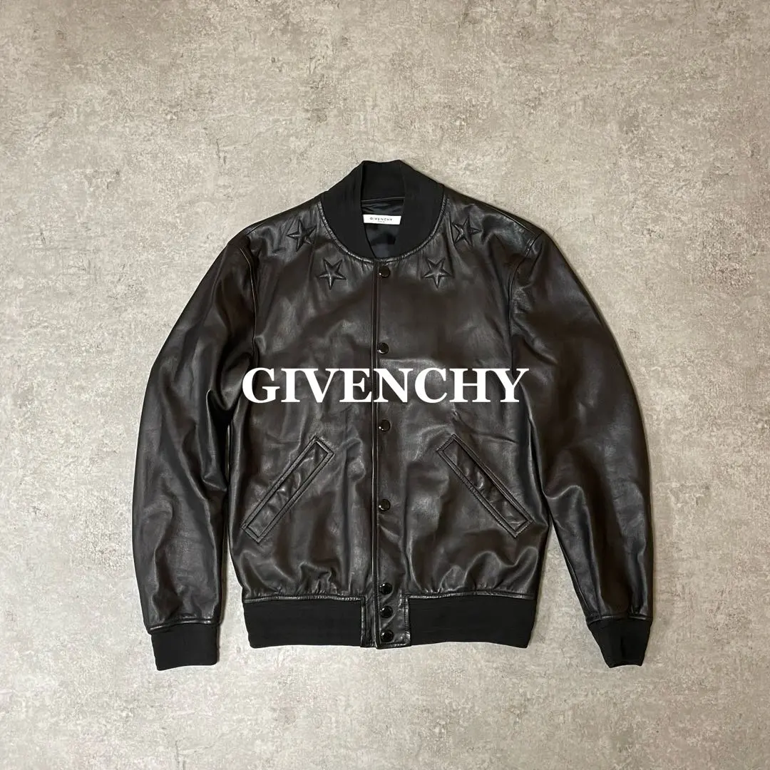 極美品】GIVENCHY レザージャケットライダースブラック2way