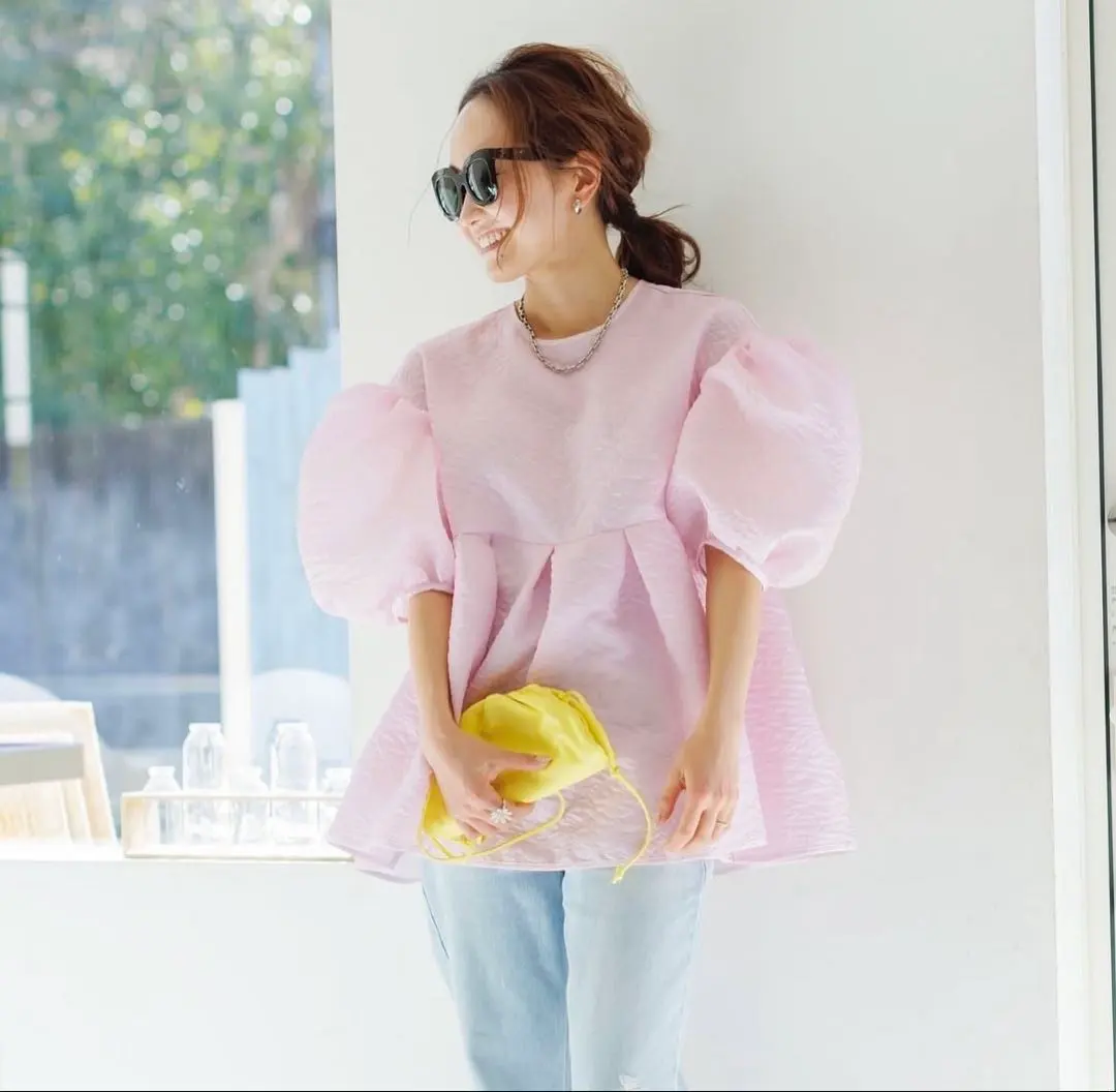 2026年最新】bluelea ブルレア ジャガードブラウスの人気アイテム