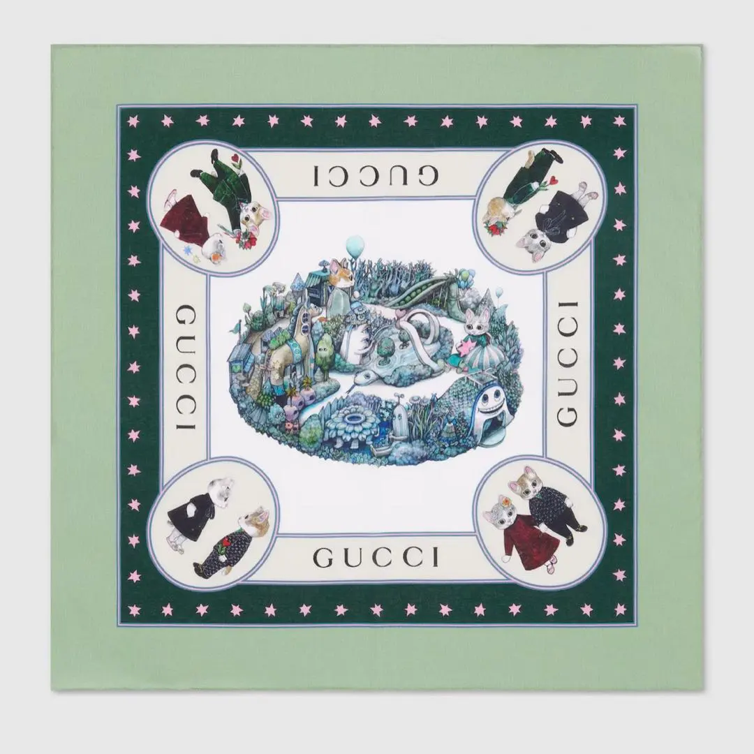 2026年最新】ヒグチユウコ gucci スカーフの人気アイテム - メルカリ