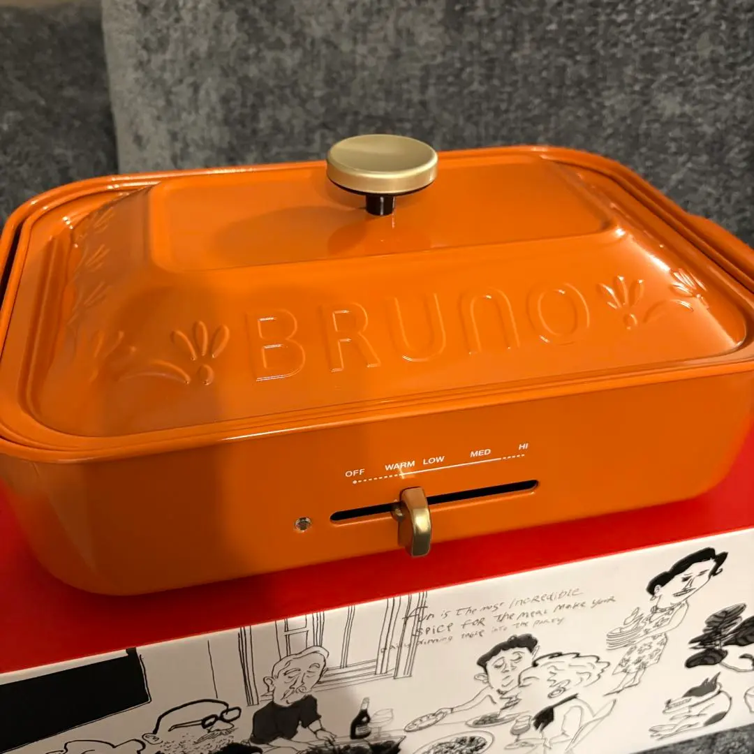 2026年最新】ブルーノ コンパクトホットプレート オレンジの人気