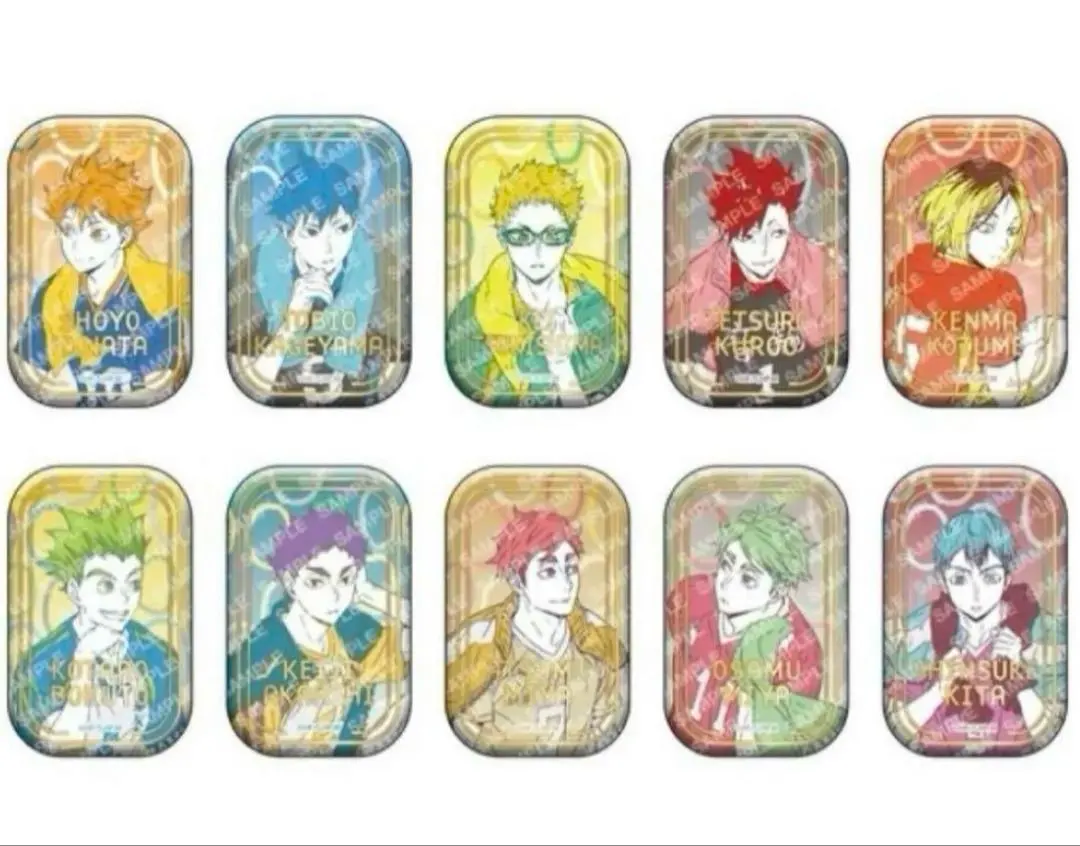 2026年最新】ハイキュー!! スクエア缶バッジ オフショット×カラー 第一