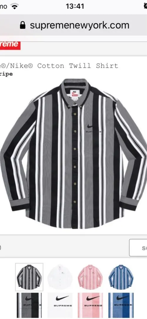 2026年最新】Supreme Nike Cotton Twill Shirtの人気アイテム - メルカリ