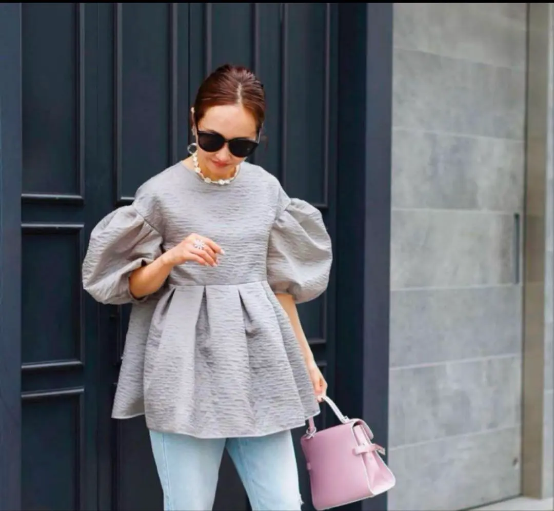 2026年最新】bluelea ブルレア ジャガードブラウスの人気アイテム