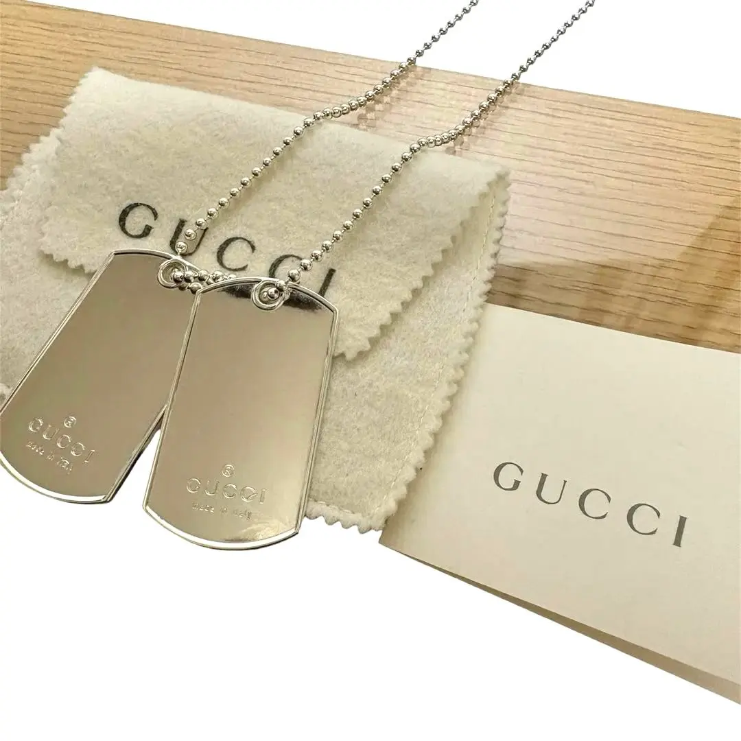 2026年最新】グッチドックタグネックレスの人気アイテム - メルカリ