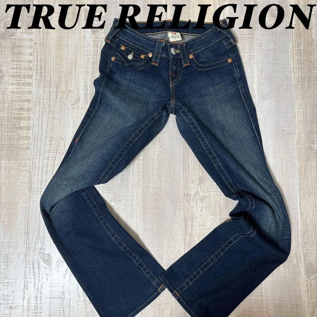 2026年最新】TRUE RELIGION デニムカラー：ブルー ブーツカットデニム