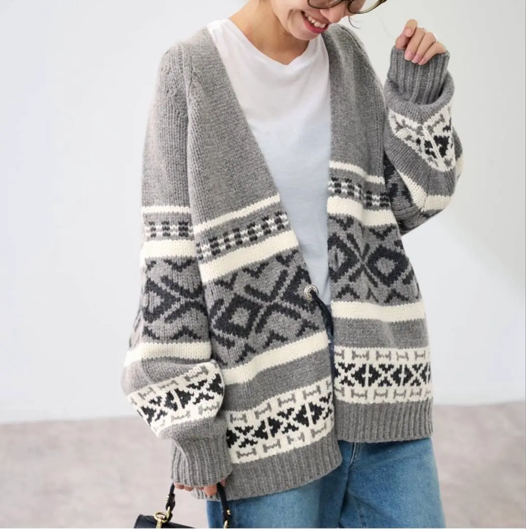 2026年最新】framework フレームワーク ジャガードzipカーディガンの